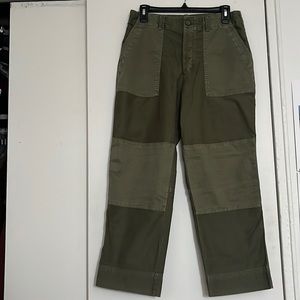 GAP High Waist Khaki Green Army Pants